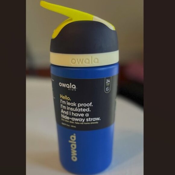 Owala Kids 14 oz Water Bottle – Blue – New - Picture 1 of 1